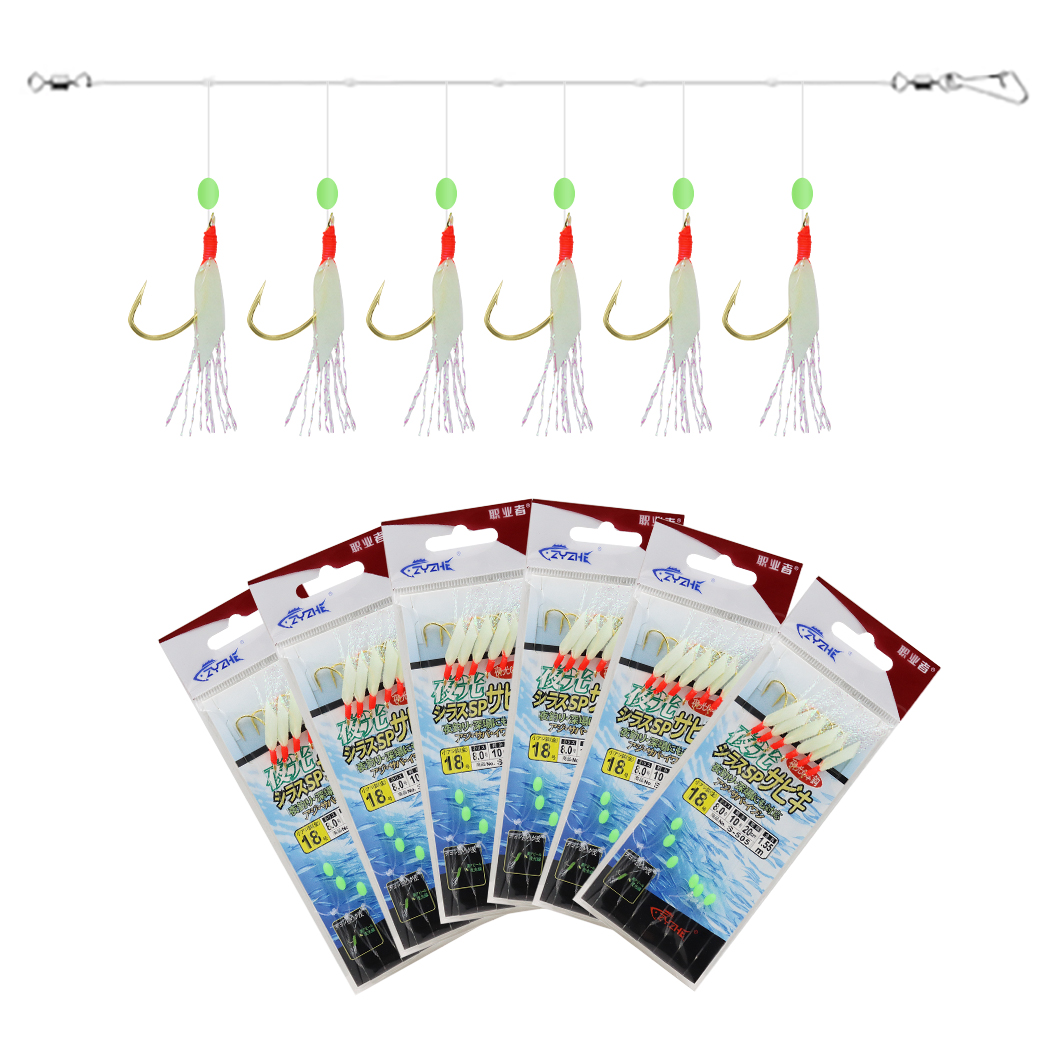 ZYZHE 1/3/5Bags Fishing Sabiki - Fishing Hook Assortment ulasan dan harga